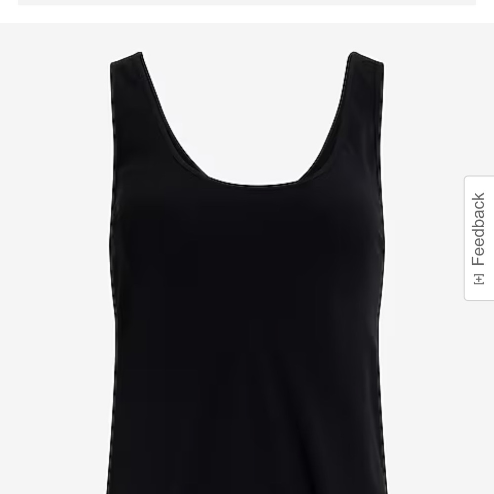 Express Black Backless Sleeveless Tank Top - Picture 3 of 3
